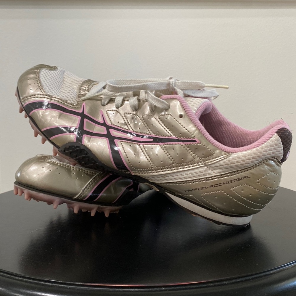 Asics Hyper Rocket Girl Size 9 WOMEN'S Track Spikes Shoes GQ754 Girls